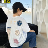 Relax-Fit Drop Shoulder T-Shirt for Kids – Oversized Look with Premium Fabric